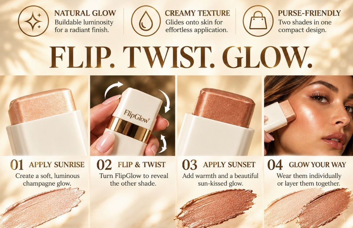 FlipGlow Dual-Ended Highlighter
